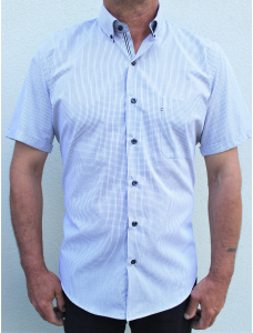 Чоловіча сорочка в клітинку короткий рукав