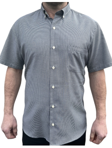 Чоловіча сорочка в клітинку короткий рукав