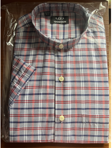 Сорочка чоловіча в клітку короткий рукав